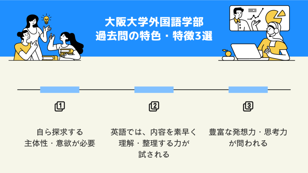大阪大学外国語学部　過去問の特色・特徴3選